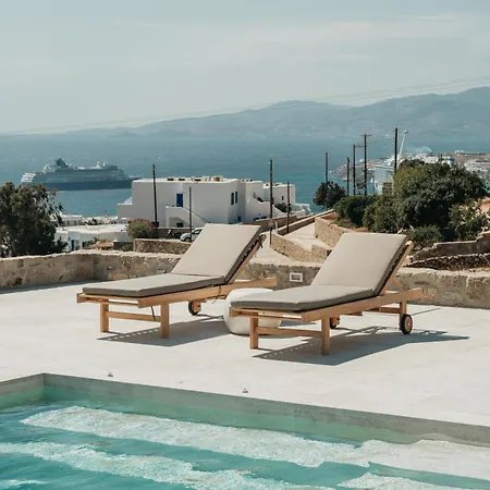 アパートホテル Athera Mykonos Tagou